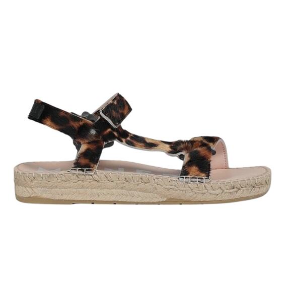 Manebi Women's Brown Leopard Espadrille Sandal Shoe Sz US 9 / EU 40 MSRP $185 - Picture 3 of 9